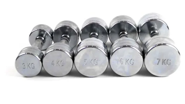 Хромированные гантели 1–10 кг PC-WGT-003
